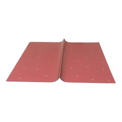 Folie celofan, model cu inimi, 20/set, culoare rosu, 58x55 cm, B.S.P. / SL020_R