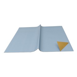 Folie celofan, 20/set model 2 culori, culoare bleu-auriu, 58x55 cm, B.S.P. / SL023_B