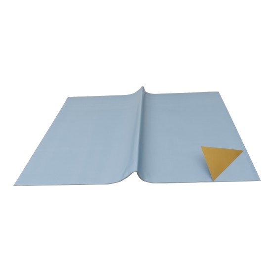 Folie celofan, 20/set model 2 culori, culoare bleu-auriu, 58x55 cm, B.S.P. / SL023_B