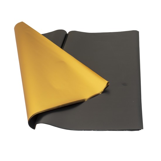 Folie celofan, 20/set model 2 culori, culoare auriu 60x60 cm, B.S.P. / SL024_AU