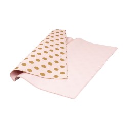 Folie celofan, 20/set model buline, culoare somon, 58x58 cm, B.S.P. / SL025_SA