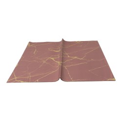 Folie celofan, 20/set model marmurat, culoare grena, 58x58 cm, B.S.P. / SL026_G