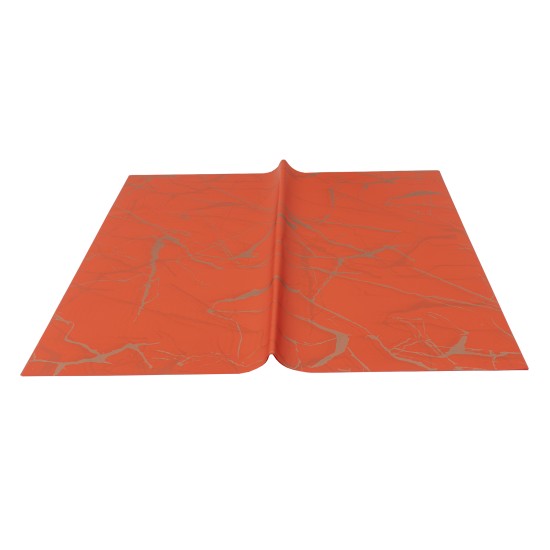 Folie celofan, 20/set model marmurat, culoare rosu, 58x58 cm, B.S.P. / SL026_R