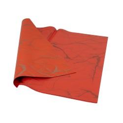 Folie celofan, 20/set model marmurat, culoare rosu, 58x58 cm, B.S.P. / SL026_R