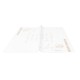 Folie celofan, 20/set model fashion, culoare alb cu auriu, 58x58 cm, B.S.P. / SL027_AU