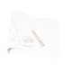 Folie celofan, 20/set model fashion, culoare alb cu auriu, 58x58 cm, B.S.P. / SL027_AU