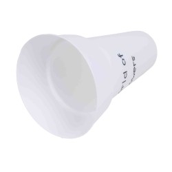 Vaza din plastic, culoare alb, H 35, B.S.P. / SL048_2