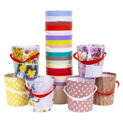 Ghiveci din carton pentru aranjamente florale / SL052