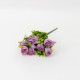 Buchet flori artiificiale, 5 fire, culoare roz, H 30, B.S.P. / SL059_1