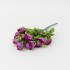 Buchet flori artiificiale, 5 fire, culoare lila, H 30, B.S.P. / SL059_4