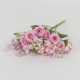Buchet flori artificiale, culoare roz, H 30 cm, B.S.P. / SL061_1