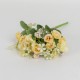 Buchet flori artificiale, culoare galben, H 30 cm, B.S.P. / SL061_2
