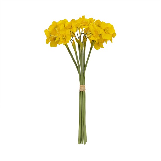 Buchet 6 narcise, cu aspect natural, inaltime 40cm / SL062_galben
