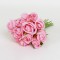 Buchet 12 trandafiri artificiali, culoare roz, H 25 cm, B.S.P. / SL065_3
