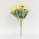 Buchet flori artificiale, 5 fire, culoare galben, H 29 cm, B.S.P. / SL077_2