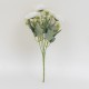 Buchet flori artificiale, 5 fire, culoare alb, H 29 cm, B.S.P. / SL077_4