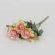 Buchet flori artificiale, 6 fire, 2 culori, H 30 cm, B.S.P. / SL079_4