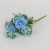 Buchet flori artificiale, 6 fire, 2 culori, H 30 cm, B.S.P. / SL079_2