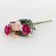 Buchet flori artificiale, 6 fire, 2 culori, H 30 cm, B.S.P. / SL079_3