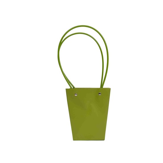 Set 10 pungi pentru ghiveci, culoare verde inchis, 15.5x13x9 cm, B.S.P. / SL096_2