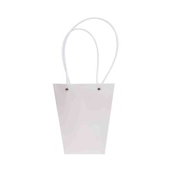 Set 10 pungi pentru ghiveci, culoare alb, 20x17x12 cm, B.S.P. / SL097_1