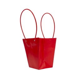 Set 10 pungi pentru ghiveci, culoare rosu, 20x17x12 cm, B.S.P. / SL097_2