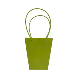 Set 10 pungi pentru ghiveci, culoare verde inchis, 20x17x12 cm, B.S.P. / SL097_5