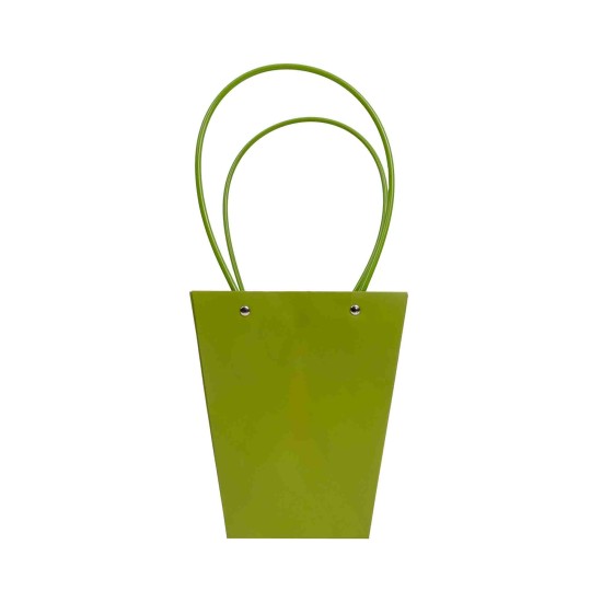 Set 10 pungi pentru ghiveci, culoare verde inchis, 20x17x12 cm, B.S.P. / SL097_5