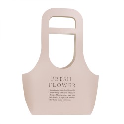 Set 10 cutii carton pliate, model poseta, culoare roz, 40X30X10 cm, B.S.P. / SL101_3