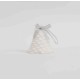 Decoratiune craciun, model clopotel, culoare alb, 12/set, 9 cm, B.S.P. / SL1098_2