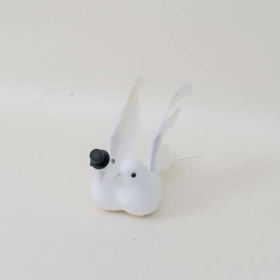 Porumbei decorativi din polistiren, 22 x 8 cm, B.S.P. / SL110