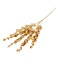 Fir frunze artificiale, 5 ramificatii, culoare auriu 65 CM, B.S.P. / SL1114