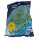Set 100 baloane, latex, culoare verde, 30 cm, B.S.P. / SL111_1