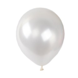 Set 100 baloane, latex, culoare alb, 30 cm, B.S.P. / SL111_3