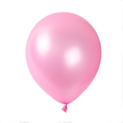 Set 100 baloane, latex, culoare roz, 30 cm, B.S.P. / SL111_2
