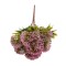 Buchet verdeata artificiala, model bulgaras, culoare roz, H 30 cm, B.S.P. / SL1124_5