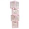 Set 4 cutii din carton, model Baby, culoare roz, 30x30 cm, B.S.P. / SL1143_1