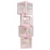 Set 4 cutii din carton, model Baby, culoare roz, 30x30 cm, B.S.P. / SL1143_1