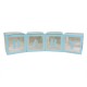 Set 4 cutii din carton, model Baby, culoare bleu, 30x30 cm, B.S.P. / SL1143_3
