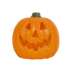 Dovleac din plastic cu led pentru Halloween, 20 cm, B.S.P. / SL1147