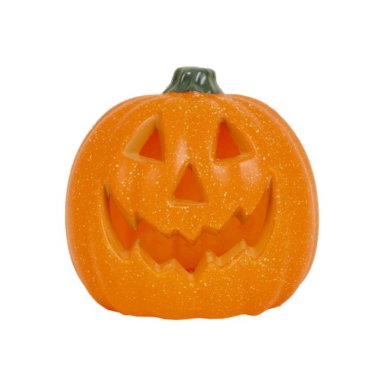 Dovleac din plastic cu led pentru Halloween, 20 cm, B.S.P. / SL1147