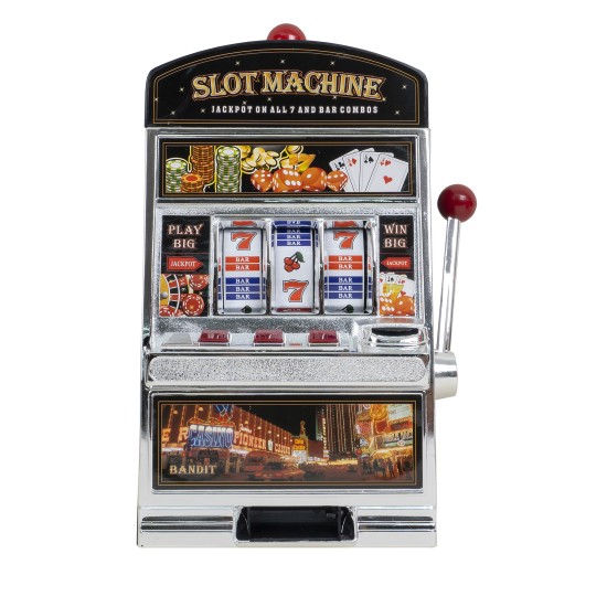 Pusculita Slot Machine, maneta funcionala, 20x14x34 cm, B.S.P. / SL1169