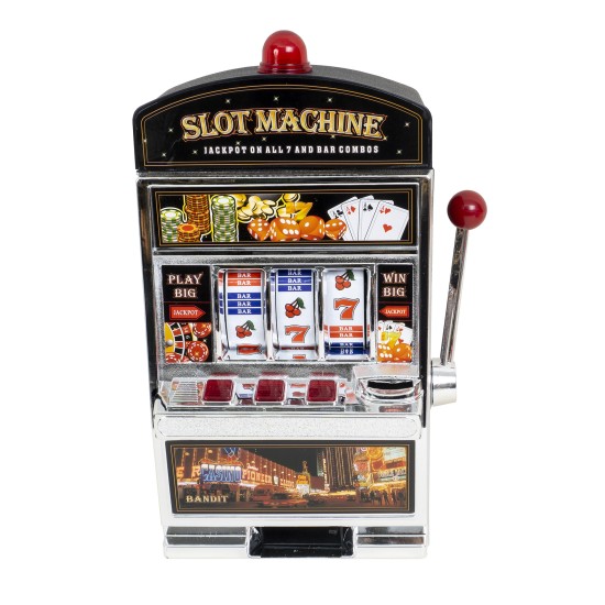 Pusculita Slot Machine, maneta funcionala, 20x14x34 cm, B.S.P. / SL1169