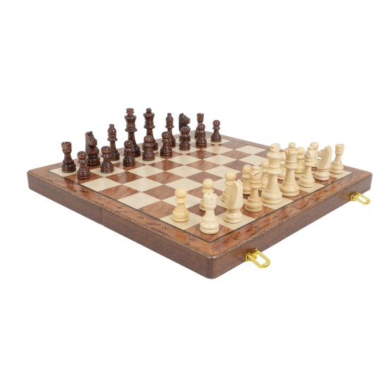 Joc de sah, din lemn, model premium, 39x19.5x5 cm, B.S.P. / SL1182