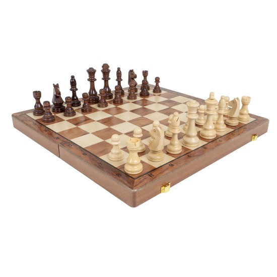 Joc de sah, din lemn, model premium, 42x24.5x7, B.S.P. / SL1183