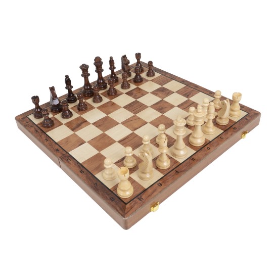 Joc de sah, din lemn, model premium, 42x24.5x7, B.S.P. / SL1183