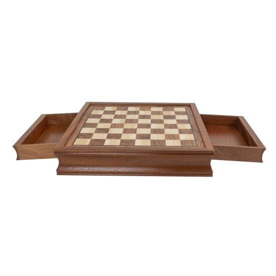 Joc de sah magnetic, din lemn, model premium, 40x40x7 cm, B.S.P. / SL1184