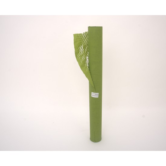 Rolă ambalaj hârtie fagure, culoare verde, B.S.P. / SL1235-7