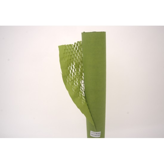 Rolă ambalaj hârtie fagure, culoare verde, B.S.P. / SL1235-7
