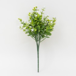 Buchet verdeata + bobite, culoare alb, H 30 cm, B.S.P. / SL149_2